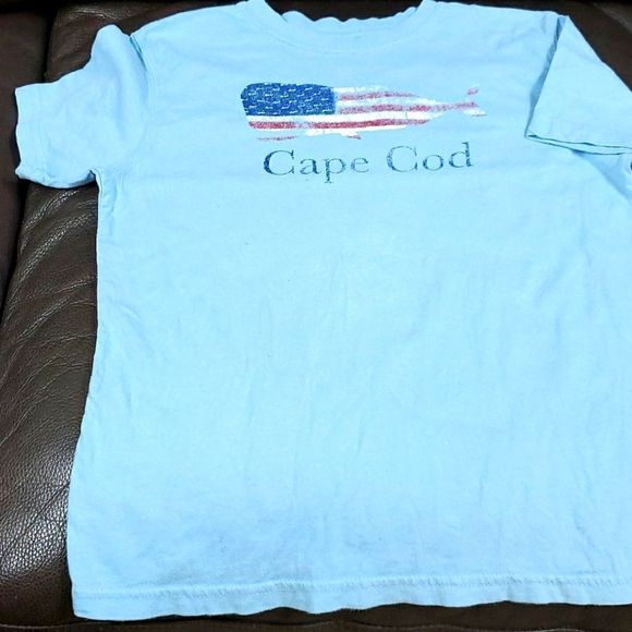 Short sleeve 8 t-shirt Cape Cod Patriotic Whale Flag * - Picture 3 of 4